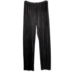 Zara Black Straight Flare Semi Sheer Black Pants Women’s Size L